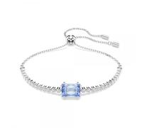 Bracciale tennis Swarovski Matrix blu placcato rodio 5693412