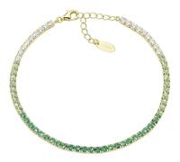 Bracciale Tennis Unisex Argento 925 Gioiello Amen Tennis trendy cod. BT25DEGVE17