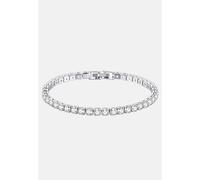 Bracciale Tennis Uomo Donna Braccialetto con Strass Regolabile Nero Bianco