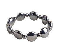 Bracciale Terahertz Gioielli Rotondi Per Perle Abbigliamento Tutto Giorno Accessorio Unisex Elastico Naturale Crystals Bracciale In Pietra