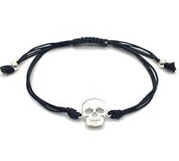 Bracciale teschio in argento sterling 925/1000, 18 centímetros, Argento sterling