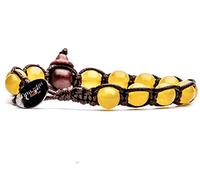 Bracciale tibetano Agata Gialla BHS900-62