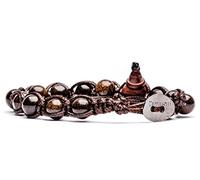Bracciale tibetano in Agata Bronzo BHS900-54