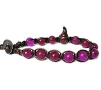 Bracciale tibetano in Agata Rossa BHS900-34