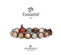 Bracciale Tibetano Pietra Calcite blue Tamashii 1 giro BHS900-301