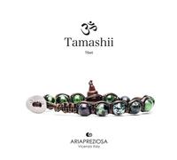 Bracciale Tibetano Pietra Zoisite Rubino Tamashii 1 giro BHS900-244