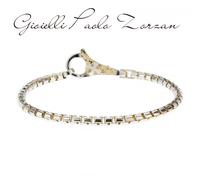 BRACCIALE TUUM INCIPIT MAGLIA ROTONDA in ARGENTO RODIATO GIALLO INCBR90G9GT-S