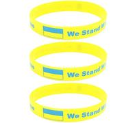 Bracciale Ucraina Unisex - 1/2/3/5/7/10/15/20 Pezzi Braccialetti Bandiera Bandiera Dell'Ucraina Bracciale Sportivo Ucraina Bracciale Sportivo In Silicone Bracciale UcrainTrattamento seducente