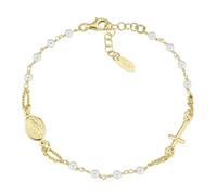 Bracciale Unisex Amen ROSARIO Argento 925 Gold codice BROGPSW3