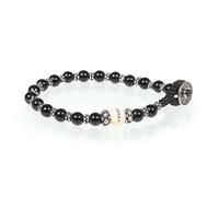 Bracciale Unisex Cordoncino GERBA LAB 064 con Pietre Naturali e Chiusura Cappio