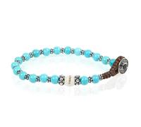 Bracciale Unisex Cordoncino GERBA LAB061 con Pietre Naturali e Chiusura Cappio