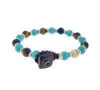Bracciale Unisex GERBA 123 con Pietre Naturali e Chiusura Cappio