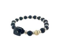 Bracciale Unisex GERBA 124 con Pietre Naturali e Chiusura Cappio Madreperla