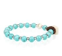 Bracciale Unisex GERBA 128 con Pietre Naturali e Chiusura Cappio in Madreperla