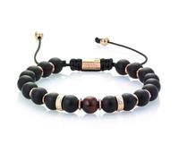 Bracciale Unisex GERBA 319 Cordoncino con Pietre Naturali e Argento 925