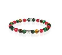 Bracciale Unisex GERBA 727 Elastico con Pietre Naturali e Argento 925