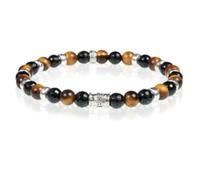 Bracciale Unisex GERBA 728 Elastico con Pietre Naturali e Argento 925