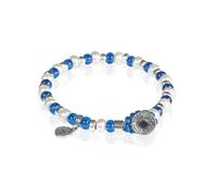 Bracciale Unisex GERBA PL02 in Macramè con Perle e Pietre Naturali