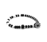 Bracciale Unisex GERBA SW02 Pietre Naturali e con Bottone Argento 925