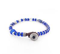 Bracciale Unisex GERBA SW03 Pietre Naturali con Bottone Argenro 925