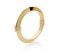 Bracciale Unoaerre 2145 rigido a tubo triangolare dorato giallo
