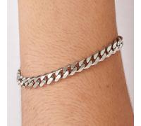 Bracciale Uomo 20 Anni Compleanno Catena Sagapo Acciaio Grumetta