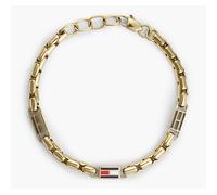 BRACCIALE UOMO A MAGLIE CON BANDIERA 3D GOLD