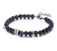 Bracciale Uomo Acciaio Sagapo Sfere Onice Blu Occhio Tigre SHI11 SHI12 SHI14