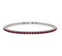 Bracciale Uomo Acciaio Silver LIU JO LUXURY MAN Tennis Rosso codice MLJ556