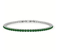 Bracciale Uomo Acciaio Silver LIU JO LUXURY MAN Tennis Verde codice MLJ557