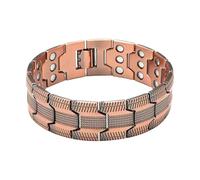 Bracciale Uomo | Bracciale Magnetico Uomo | Gioiello Regolabile per Supporto Energia Salute | Attività All Aperto Esercizio Ufficio Compleanno