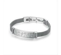 Bracciale Uomo Brosway Dedalo BED13 Acciaio Silver Steel Armband Satinato maglia