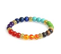 Bracciale uomo donna occhio di tigre naturale opaco perline albero della vita bracciali yoga gioielli 2