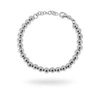 Bracciale Uomo Donna Sfere Argento 925, Bracciale Pallini Argento Sterling Silver da 2 a 8 mm Bracciale Palline Misura Regolabile 17-21.5 cm (6)