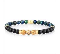 Bracciale Uomo Elastico GERBA MICHAEL 353 in Argento 925 e Pietre Naturali