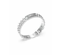 GUESS Bracciale uomo acciaio JUMB03200JWST, Argento, Nessuna pietra preziosa