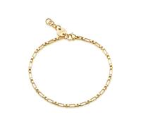 BRACCIALE UOMO IN ACCIAIO COLOR ORO A MAGLIA CATENA S'AGAPO RIPPLE SRP96 (3739)