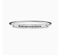 Bracciale Uomo KIDULT PHILOSOPHY 731185L Acciaio Silver Ce la posso fare F.P.