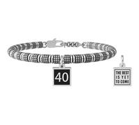 Bracciale Uomo KIDULT SPECIAL MOMENTS 731980 Acciaio 40 anni Compleanno F.P.