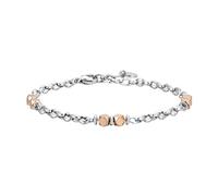 BRACCIALE UOMO IN ACCIAIO CON EMATITE IP ROSE