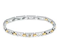 Maserati Bracciale in Acciaio da Uomo, Ip Oro Giallo, Collezione Iconic - JM124AVD38