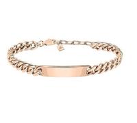 Bracciale Uomo Morellato Catene SATX14 in Acciaio Oro Rosa + Targhetta Centrale