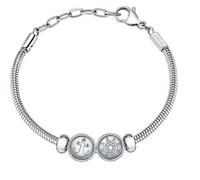 Bracciale Uomo Morellato Drops SCZ1190 in Acciaio 24.5 cm Ancora + Timone