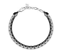 Morellato Bracciale Uomo, Collezione Motown, in Acciaio, PVD Nero - SALS55