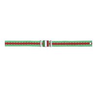Bracciale Uomo MORELLATO SAJD10 Tessuto Verde Rosso Italia Nylon FIV