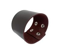 Bracciale Uomo Pelle,Braccialetto Largo In Pelle Unisex Retro Steam Punk Bracciale Rigido Wrap Gothic Rock Biker Braccialetti Regolabili Gioielli Larghi Regalo per Ragazzi Uomini Padre Caffè