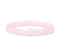 Bracciale Uomo Pietre Naturali, Braccialetti Elastici Leggeri E Di Lusso Da 8 Mm Con Perline In Rilievo A Forma Di Cuore In Pietra Preziosa Naturale, Reiki Yoga, Gioielli Energetici Per Donne E Uomi