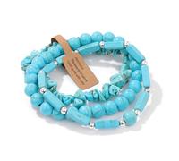 Bracciale Uomo Pietre Naturali, Design Di Nicchia, Luce, Lusso, Pietre Preziose Naturali, Cristallo, Set Da Tre Pezzi, Braccialetti Elastici Con Perline, Reiki Yoga, Gioielli Energetici Per Donne