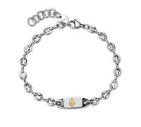 Bracciale Uomo S'Agapo Acciaio Ancora Regalo Amico Amicizia STI24