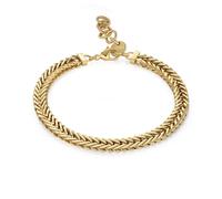 Bracciale Uomo Sagapo Catena Grumetta Acciaio Dorato Intrecciato SRP53